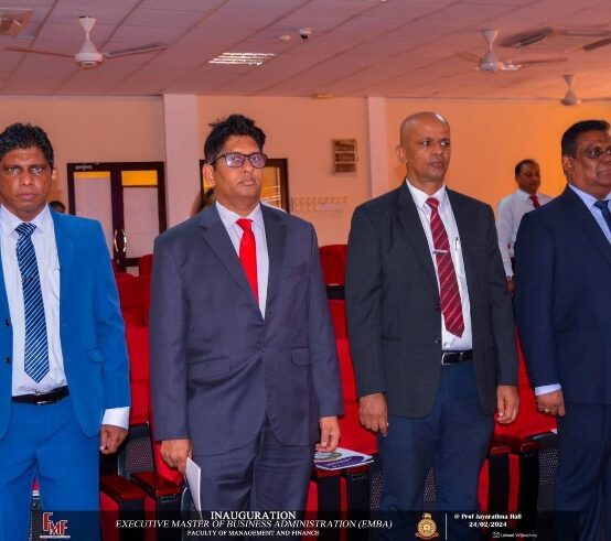 The Executive Master of Business Administration (EMBA) 2023 intake inauguration ceremony