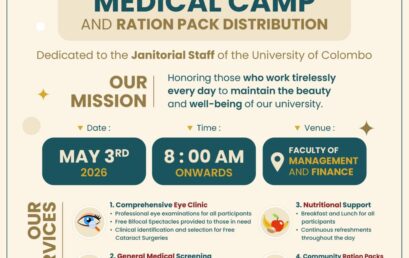 Project Kruthaguna”, a medical camp and ration pack distribution program