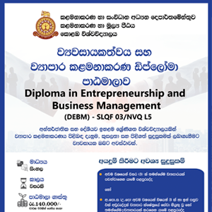 Diploma in Entrepreneurship and Business Management – DEBM