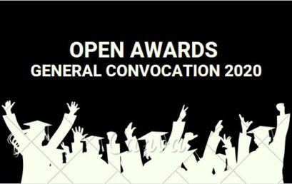 Open Awards – General Convocation 2020