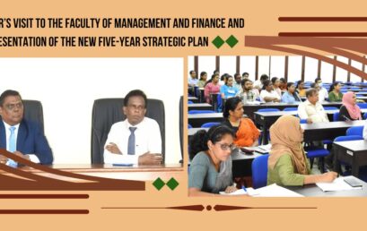Vice Chancellor’s visit to the Faculty of Management and Finance and the presentation of the new five-year Strategic Plan.