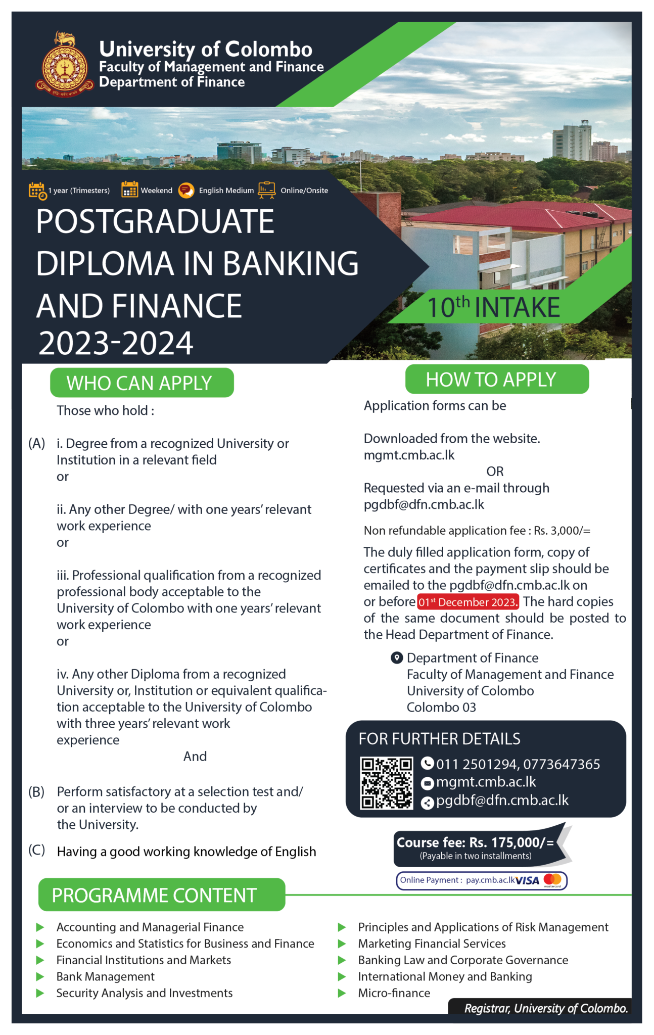 Postgraduate Diploma In Banking And Finance PGDBF 2023 2024   PGDBF2023 2024 26cm X 16.2cm 01 1294x2048 