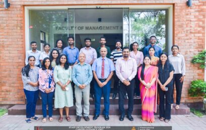 Successful completion of the Staff Development Programme- 2024, Faculty of Management and Finance, University of Colombo.
