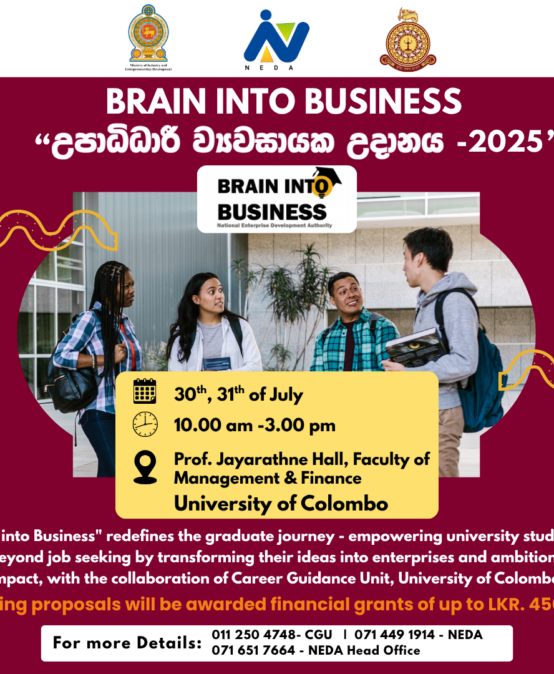 Do you have a business idea ?    Here’s your chance to bring it to life!