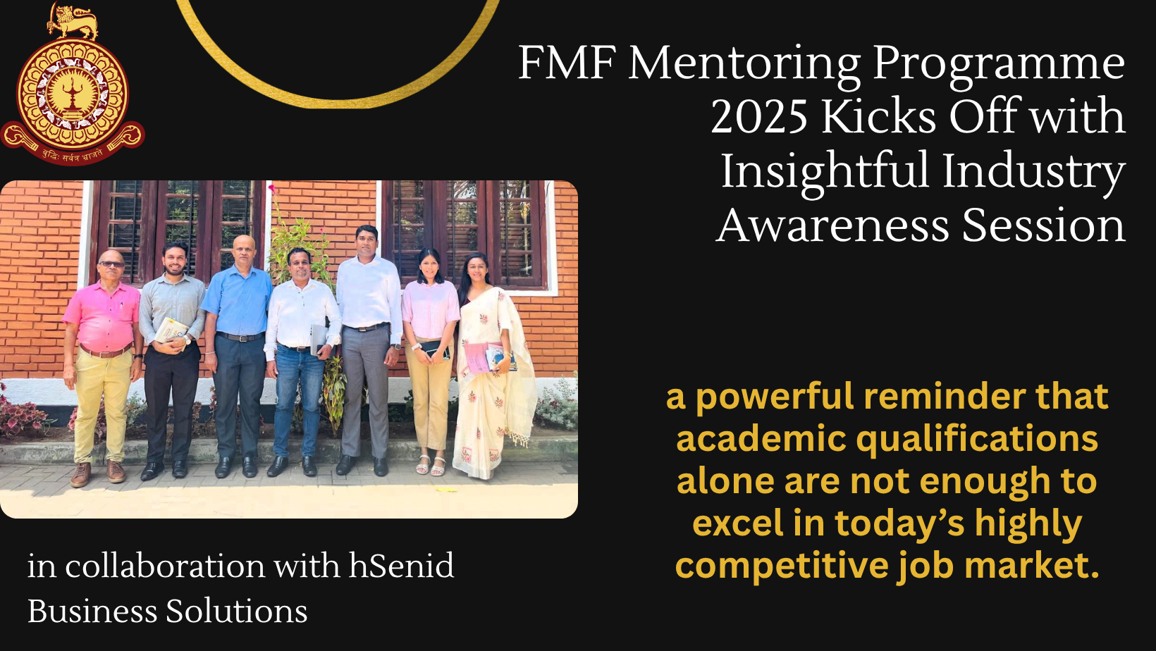 FMF Mentoring Programme 2025 Kicks Off with Insightful Industry Awareness Session FMF Mentoring Programme 2025 Kicks Off with Insightful Industry Awareness Session