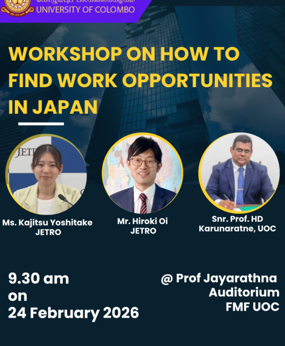 Workshop on “How to Find Work Opportunities in Japan” and  Seminar on “Study and Work in Japan”