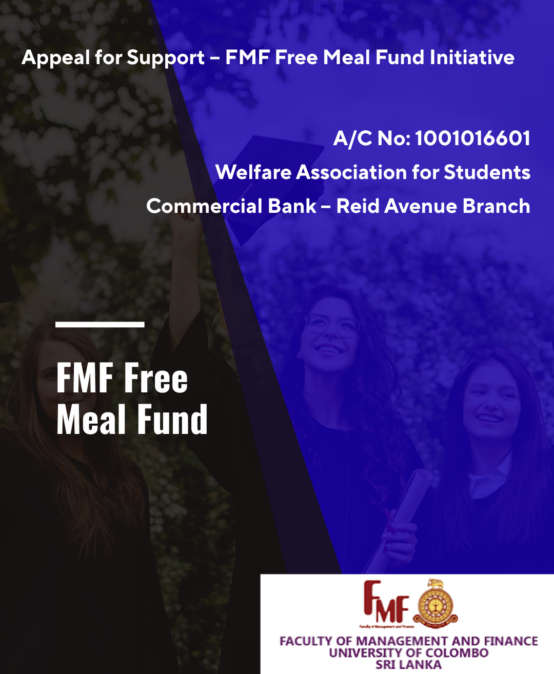Appeal for Support – FMF Free Meal Fund Initiative