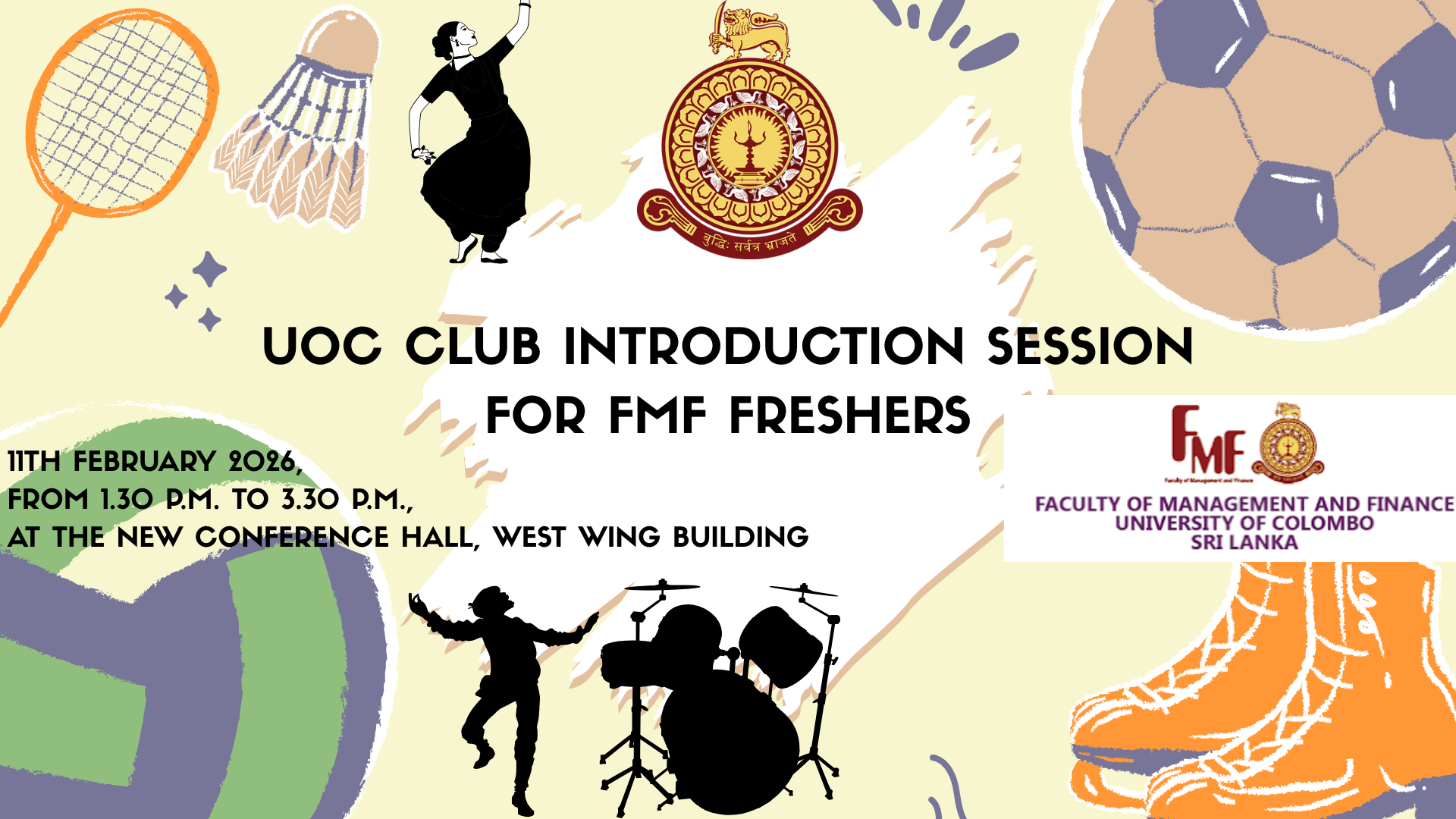  Welcome to University Life, Freshers