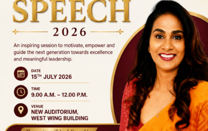 FMF Golden Speech 2026- Faculty of Management and Finance, University of Colombo