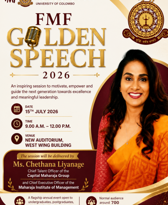 FMF Golden Speech 2026- Faculty of Management and Finance, University of Colombo