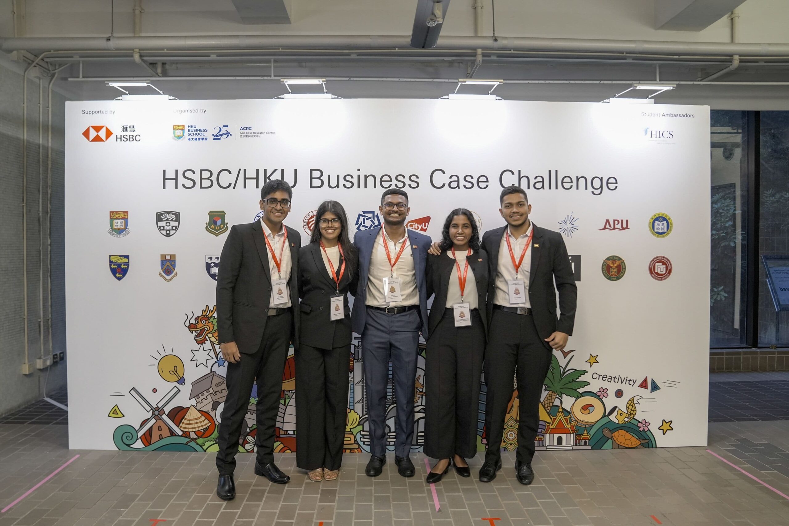 University of Colombo Becomes First Sri Lankan Team Ever to Reach the HSBC/HKU Business Case Challenge Grand Final University of Colombo Becomes First Sri Lankan Team Ever to Reach the HSBC/HKU Business Case Challenge Grand Final