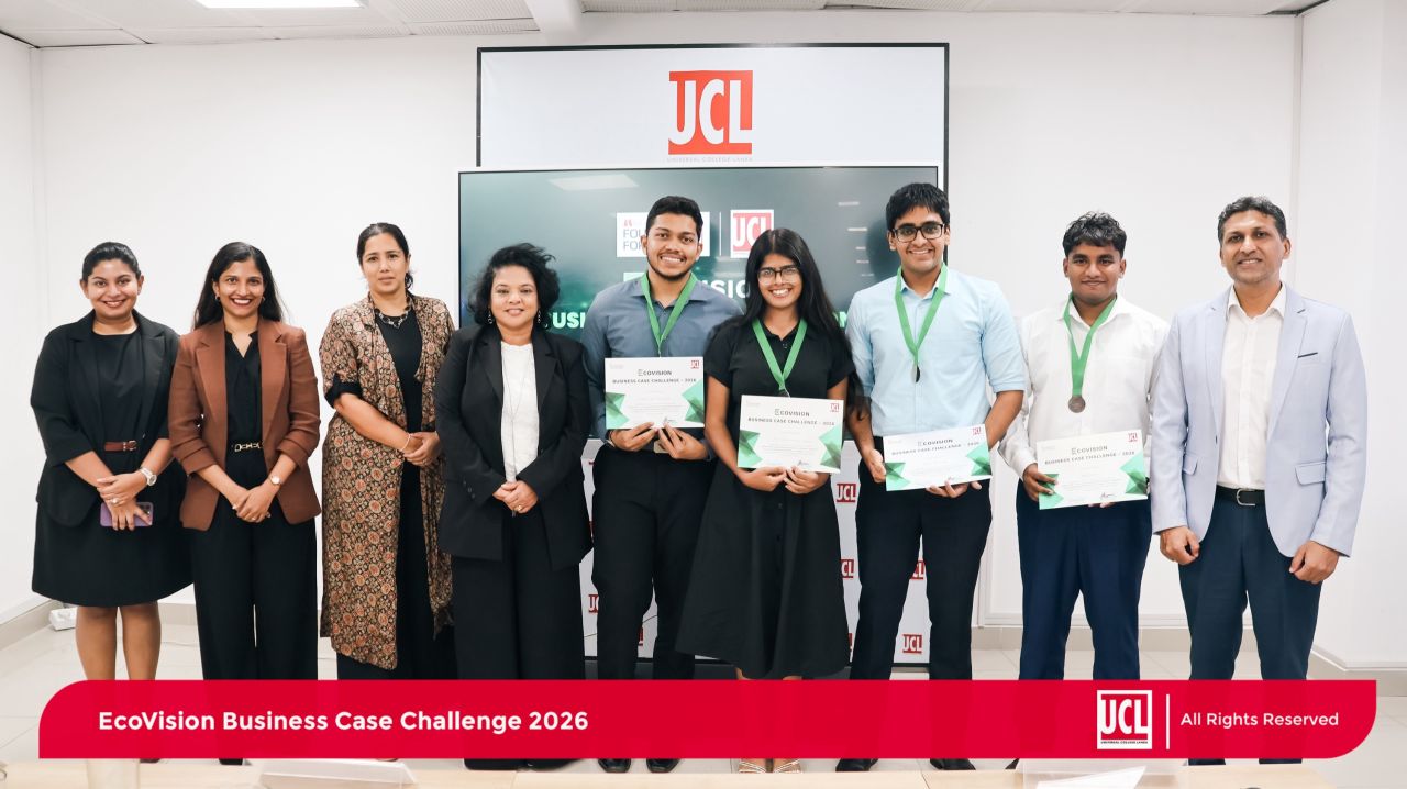 University of Colombo has placed as Silver Medallists at the EcoVision Business Case Challenge