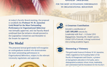A Lasting Legacy of Academic Excellence at the Faculty of Management and Finance
