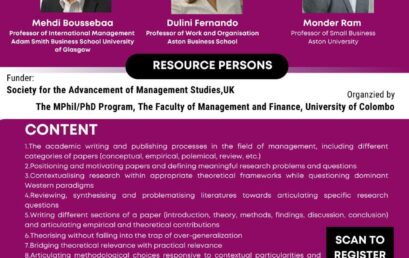 Successful Workshop: Qualitative Research and Engaged Scholarship in Major Management Journals