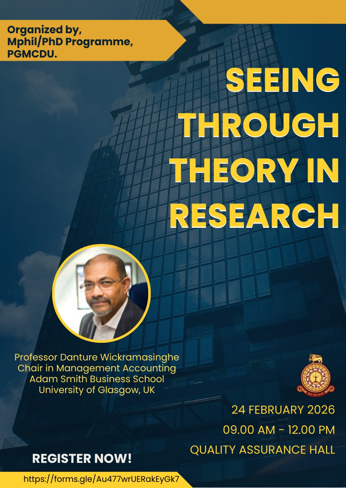 Workshop Recap: Seeing through Theory in Research Workshop Recap: Seeing through Theory in Research